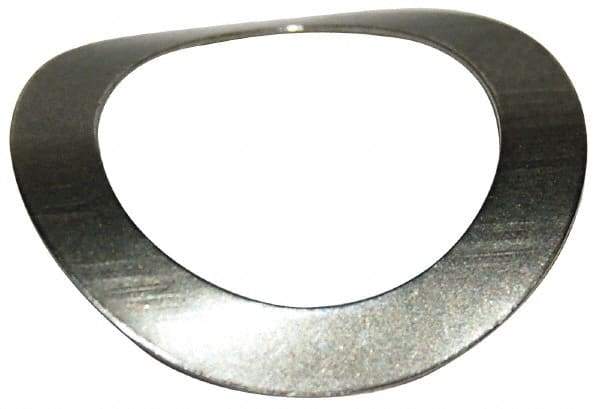 Gardner Spring - 1/2" Bolt, 17/32" ID, Grade 1074 Steel, Curved Disc Spring - 0.795" OD, 0.129" High, 0.011" Thick - USA Tool & Supply