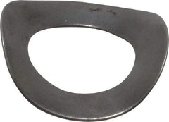 Gardner Spring - 1/4" Bolt, 0.265" ID, Grade 1074 Steel, Curved Disc Spring - 0.49" OD, 0.091" High, 0.008" Thick - USA Tool & Supply