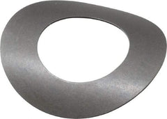 Gardner Spring - 3/8" Bolt, 0.395" ID, Grade 1074 Steel, Curved Disc Spring - 0.735" OD, 0.129" High, 0.011" Thick - USA Tool & Supply