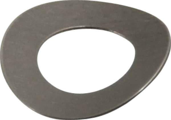 Gardner Spring - #10 Bolt, 0.2" ID, Grade 301 Stainless Steel, Curved Disc Spring - 0.37" OD, 0.047" High, 0.009" Thick - USA Tool & Supply