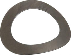 Gardner Spring - 1/4" Bolt, 0.269" ID, Grade 301 Stainless Steel, Curved Disc Spring - 0.423" OD, 0.07" High, 0.007" Thick - USA Tool & Supply