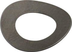 Gardner Spring - 1/4" Bolt, 0.265" ID, Grade 301 Stainless Steel, Curved Disc Spring - 0.49" OD, 1/16" High, 0.011" Thick - USA Tool & Supply