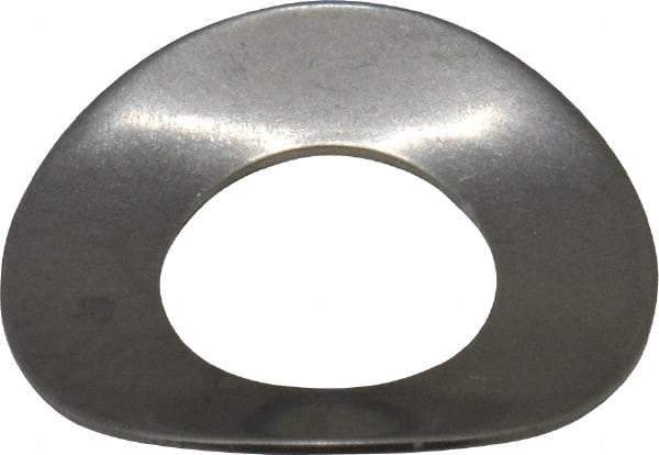 Gardner Spring - 1/4" Bolt, 0.265" ID, Grade 301 Stainless Steel, Curved Disc Spring - 0.551" OD, 0.06" High, 0.015" Thick - USA Tool & Supply
