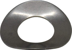 Gardner Spring - 1/4" Bolt, 0.265" ID, Grade 301 Stainless Steel, Curved Disc Spring - 0.551" OD, 0.06" High, 0.015" Thick - USA Tool & Supply
