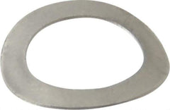 Gardner Spring - 3/8" Bolt, 0.4" ID, Grade 301 Stainless Steel, Curved Disc Spring - 0.612" OD, 0.074" High, 0.013" Thick - USA Tool & Supply