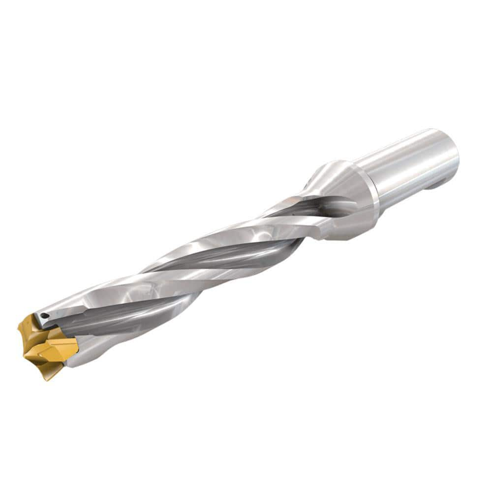 Replaceable Tip Drill: 0.866 to 0.902'' Drill Dia, 4.519″ Max Depth, 1'' Flatted Shank Uses H3P Inserts, 8.33″ OAL, Through Coolant