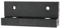 Snap Jaws - 4" Wide x 1-1/8" High x 9/16" Thick, Flat/No Step Vise Jaw - Soft, Steel, Fixed Jaw, Compatible with 4" Vises - USA Tool & Supply