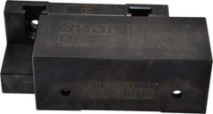 Snap Jaws - 6" Wide x 2-1/2" High x 2-1/2" Thick, Step Vise Jaw - Soft, Steel, Fixed Jaw, Compatible with 6" Vises - USA Tool & Supply