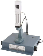 JT&M - 3/4" Ram, 2-1/16" Throat Depth, 660 Lb Pneumatic Arbor Press - 5" Max Work Height x 16" Max Work Width, 18.38" Base Width x 16.12" Base Depth - USA Tool & Supply