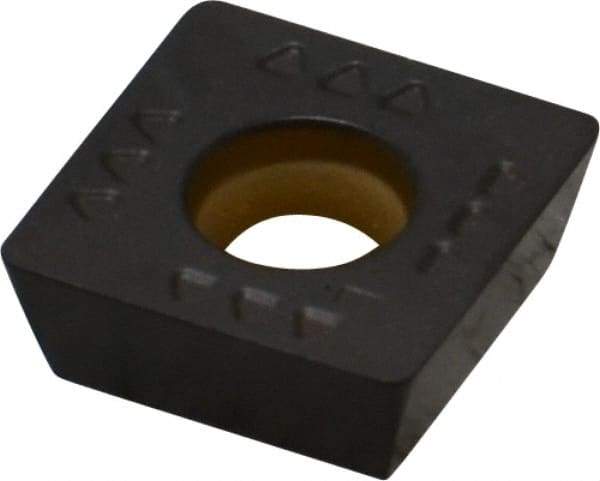 Kennametal - SDET43 GB2 Grade KCPK30 Carbide Milling Insert - TiN/TiCN/Al2O3 Finish, 3/16" Thick, 1/2" Inscribed Circle, 0.8mm Corner Radius - USA Tool & Supply