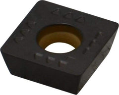 Kennametal - SDET43 GB2 Grade KCPK30 Carbide Milling Insert - TiN/TiCN/Al2O3 Finish, 3/16" Thick, 1/2" Inscribed Circle, 0.8mm Corner Radius - USA Tool & Supply