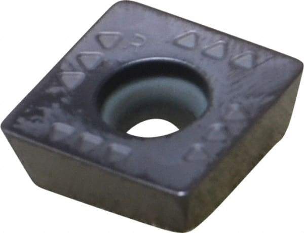 Kennametal - SDET43 GB2 Grade KC520M Carbide Milling Insert - TiAlN Finish, 3/16" Thick, 1/2" Inscribed Circle, 0.8mm Corner Radius - USA Tool & Supply