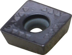 Kennametal - SDET43 GB2 Grade KC520M Carbide Milling Insert - TiAlN Finish, 3/16" Thick, 1/2" Inscribed Circle, 0.8mm Corner Radius - USA Tool & Supply