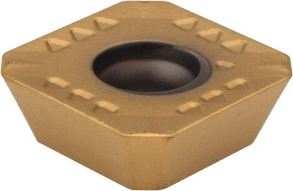 Kennametal - SEPT443 GB2 Grade KC725M Carbide Milling Insert - TiN/TiCN/TiN Finish, 3/16" Thick, 14mm Inscribed Circle, 1mm Corner Radius - USA Tool & Supply