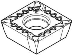Kennametal - SPPT3125 GB2 Grade KCPK30 Carbide Milling Insert - TiN/TiCN/Al2O3 Finish, 5/32" Thick, 10mm Inscribed Circle, 0.8mm Corner Radius - USA Tool & Supply