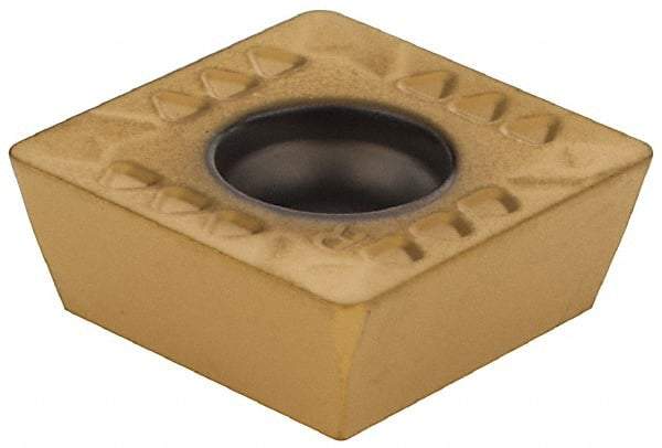 Kennametal - SDPT43 GB2 Grade KC725M Carbide Milling Insert - TiN/TiCN/TiN Finish, 3/16" Thick, 1/2" Inscribed Circle, 0.8mm Corner Radius - USA Tool & Supply