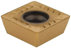 Kennametal - SDPT43 GB2 Grade KC725M Carbide Milling Insert - TiN/TiCN/TiN Finish, 3/16" Thick, 1/2" Inscribed Circle, 0.8mm Corner Radius - USA Tool & Supply