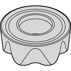 Kennametal - RCGT86 Grade KC522M Carbide Milling Insert - AlTiN Finish, 3/8" Thick, 1" Inscribed Circle - USA Tool & Supply