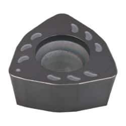Kennametal - WPMT080615 HN Grade KC525M Carbide Milling Insert - TiAlN Finish, 1/4" Thick, 0.5201" Inscribed Circle, 1.5mm Corner Radius - USA Tool & Supply