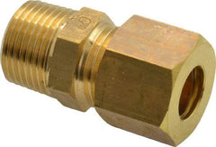 Legris - 10mm OD, Brass Male Connector - 330 Max Working psi, -40 to 210°F, Comp x MBSPT Ends - USA Tool & Supply