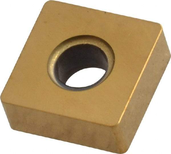 Kennametal - SNGA432 T0420 Grade KY4400 Ceramic Turning Insert - TiN Finish, 90° Square, 1/2" Inscr Circle, 3/16" Thick, 1/32" Corner Radius - USA Tool & Supply