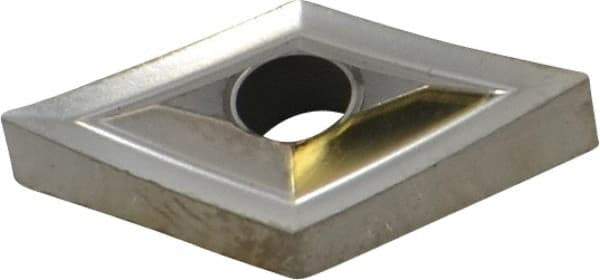 Kennametal - DNGP430.5 Grade KC5410 Carbide Turning Insert - TiB2 Finish, 55° Diamond, 1/2" Inscr Circle, 3/16" Thick, 0.0079" Corner Radius - USA Tool & Supply