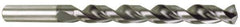 Chicago-Latrobe - #26 135° High Speed Steel Jobber Drill - TiCN Finish, Right Hand Cut, Parabolic Flute, Straight Shank, 3" OAL, Notched Point - USA Tool & Supply