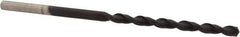 Cleveland - #39 135° Cobalt Jobber Drill - TiAlN Finish, Right Hand Cut, Parabolic Flute, Straight Shank, 2-3/8" OAL, Split Point - USA Tool & Supply
