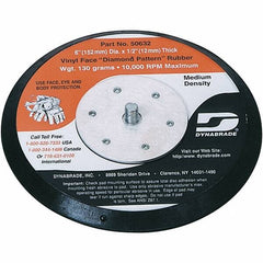 Dynabrade - 6" Diam Adhesive/PSA Disc Backing Pad - Medium Density, 13,000 RPM - USA Tool & Supply