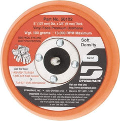 Dynabrade - 5" Diam Adhesive/PSA Disc Backing Pad - Soft Density, 13,000 RPM - USA Tool & Supply