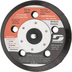 Dynabrade - 5" Diam Adhesive/PSA Disc Backing Pad - Medium Density, 13,000 RPM - USA Tool & Supply