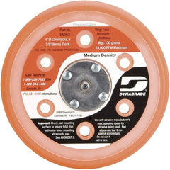 Dynabrade - 6" Diam Adhesive/PSA Disc Backing Pad - Medium Density, 13,000 RPM - USA Tool & Supply