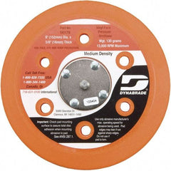 Dynabrade - 6" Diam Adhesive/PSA Disc Backing Pad - Medium Density, 13,000 RPM - USA Tool & Supply