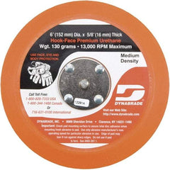 Dynabrade - 5" Diam Hook & Loop Disc Backing Pad - Medium Density, 13,000 RPM - USA Tool & Supply