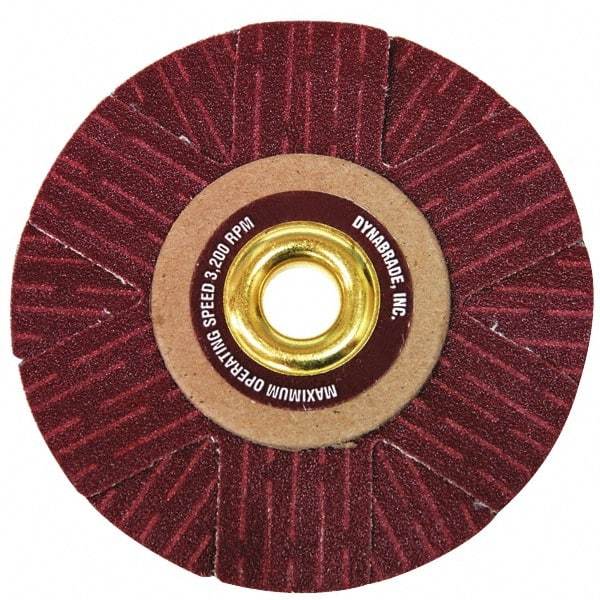 Dynabrade - 4" Diam 180 Grit Coated Sanding Star - Very Fine Grade, Arbor Mount - USA Tool & Supply