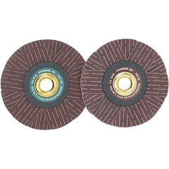 Dynabrade - 4" Diam 80 Grit Coated Sanding Star - Medium Grade, Arbor Mount - USA Tool & Supply