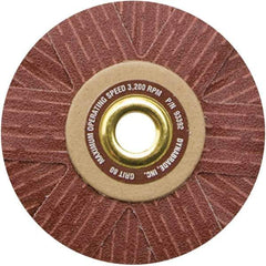 Dynabrade - 4" Diam 120 Grit Coated Sanding Star - Fine Grade, Arbor Mount - USA Tool & Supply