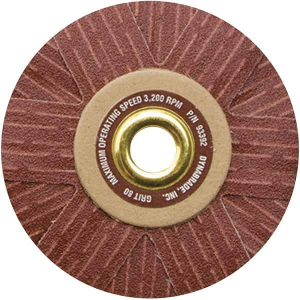 Dynabrade - 4" Diam 150 Grit Coated Sanding Star - Very Fine Grade, Arbor Mount - USA Tool & Supply