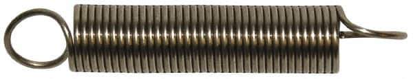 Gardner Spring - 0.24" OD, 0.91" Max Ext Len, 0.041" Wire Diam Spring - 9.91 Lb/In Rating, 0.91 Lb Init Tension - USA Tool & Supply