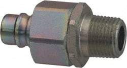 Parker - 1 Thread Steel Hydraulic Hose MPT Fitting - 2,000 psi - USA Tool & Supply