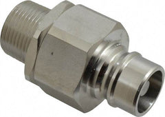 Parker - 3/4 Thread Stainless Steel Hydraulic Hose MPT Fitting - 2,000 psi - USA Tool & Supply
