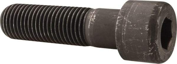 Value Collection - 1-1/4 - 7 UNC Hex Socket Drive, Socket Cap Screw - Alloy Steel, Black Oxide Finish, Partially Threaded, 4-1/2" Length Under Head - USA Tool & Supply