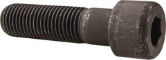 Value Collection - 1-1/4 - 7 UNC Hex Socket Drive, Socket Cap Screw - Alloy Steel, Black Oxide Finish, Partially Threaded, 4-1/2" Length Under Head - USA Tool & Supply