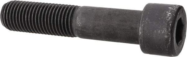Value Collection - 1-1/4 - 7 UNC Hex Socket Drive, Socket Cap Screw - Alloy Steel, Black Oxide Finish, Partially Threaded, 6" Length Under Head - USA Tool & Supply