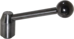 J.W. Winco - 3/8-16, 3/4" Hub Diam, Steel Tapped Insert Adjustable Clamping Handle - USA Tool & Supply