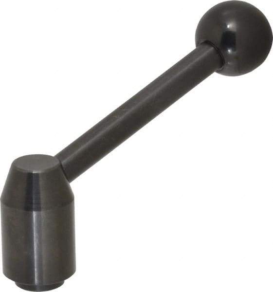 J.W. Winco - 1/2-13, 3/4" Hub Diam, Steel Tapped Insert Adjustable Clamping Handle - USA Tool & Supply