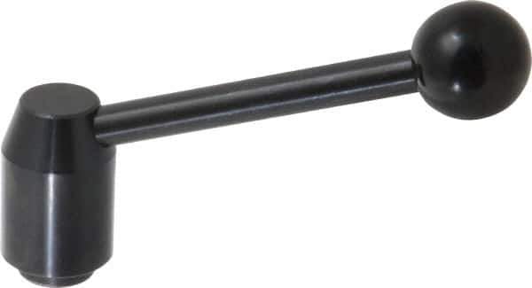 J.W. Winco - 1/2-13, 0.91" Hub Diam, Steel Tapped Insert Adjustable Clamping Handle - USA Tool & Supply