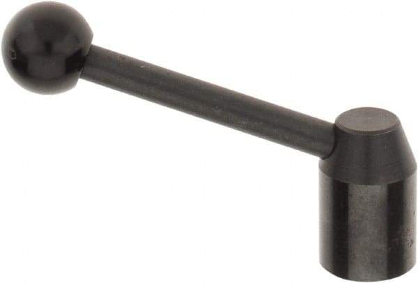 J.W. Winco - M8 x 1.25, 13.5mm Hub Diam, Steel Tapped Insert Adjustable Clamping Handle - USA Tool & Supply