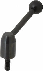 J.W. Winco - 5/16-18, 0.53" Hub Diam, Steel Threaded Stud Adjustable Clamping Handle - USA Tool & Supply