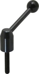 J.W. Winco - 5/16-18, 0.53" Hub Diam, Steel Threaded Stud Adjustable Clamping Handle - USA Tool & Supply
